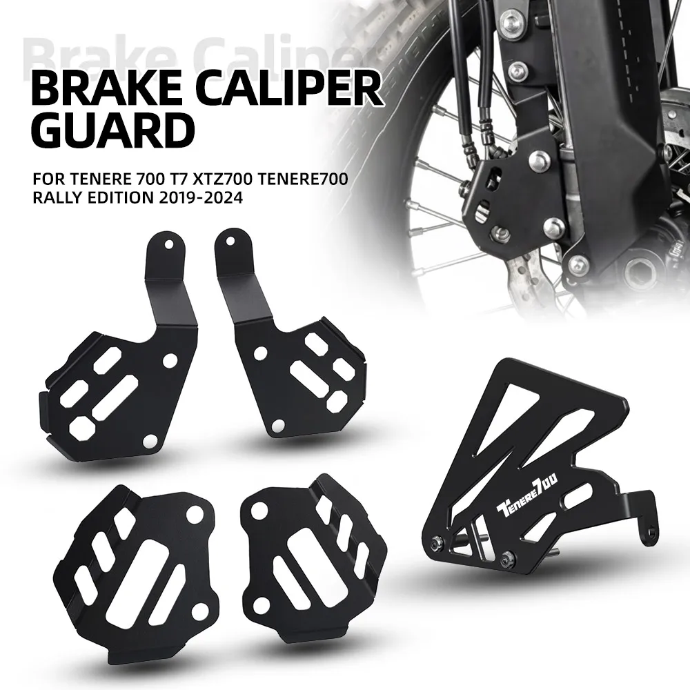 Front Rear Caliper Guard Cover Protector FOR YAMAHA TENERE 700 T7 XTZ700 TENERE700 RALLY EDITION 2019-2020-2021-2022-2023 2024