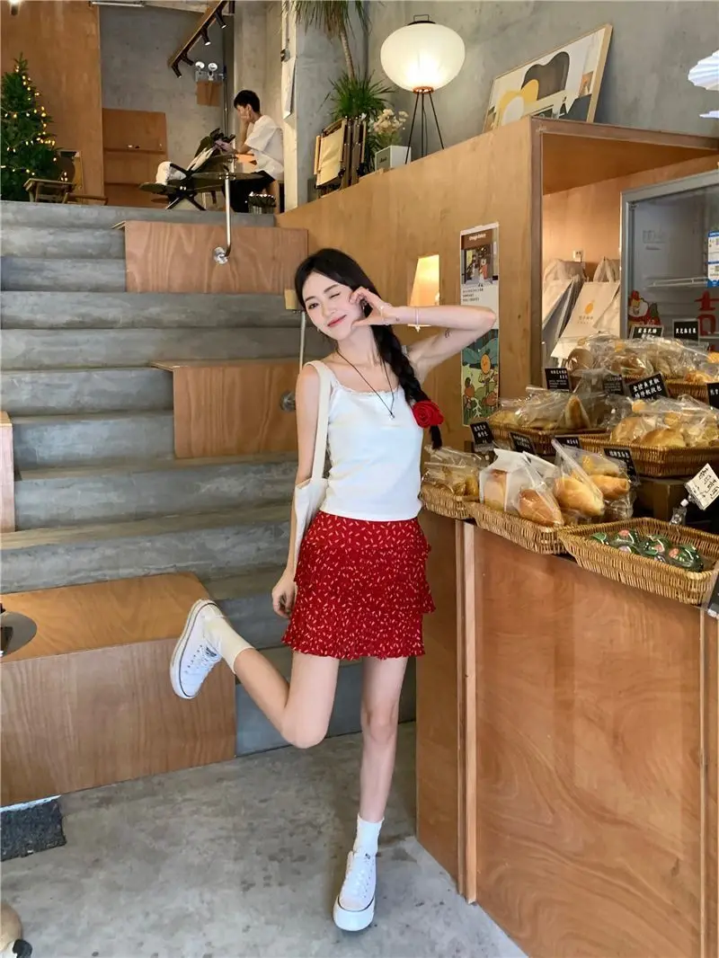 Skirts Womens Balloon Paneled Organza Dimensional Fantasy Mori Fairycore Unique Carnival Halloween Cosplay Performance Skirt