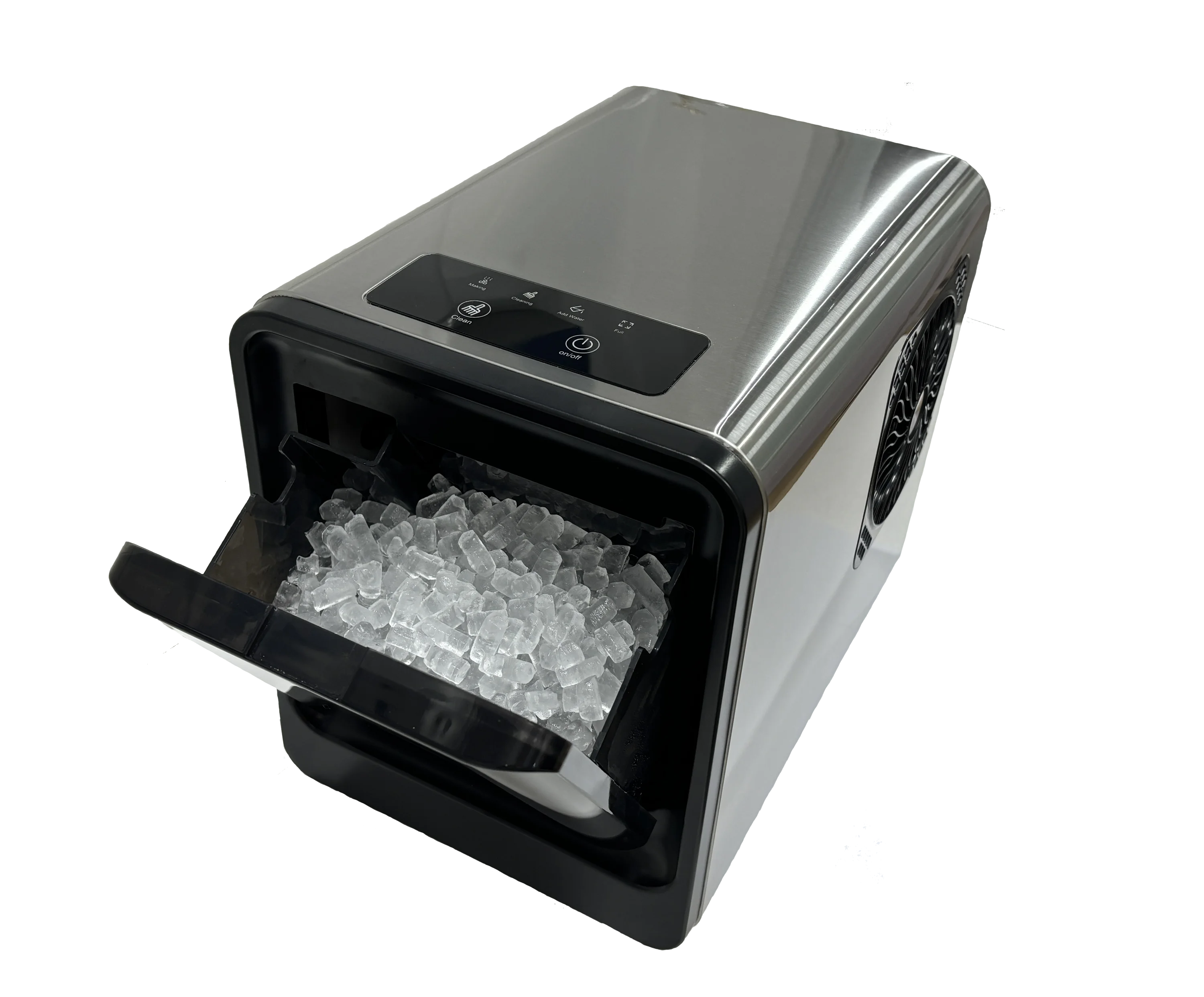 제빙기 기계 4분 휴대용 얼음(셀프 레닝 및 가정용 주방 사무실 파티용 핸들 기계 포함)