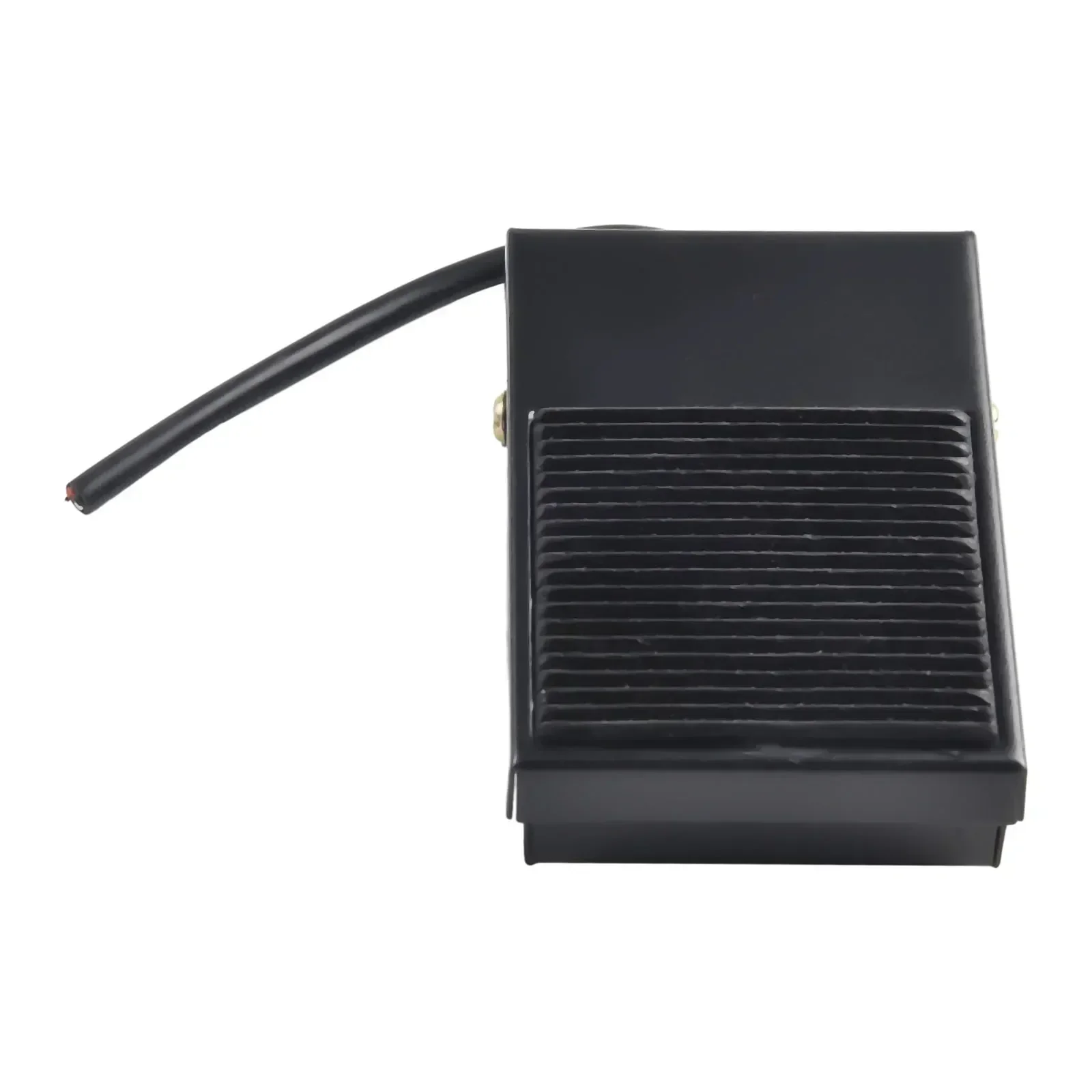 10A SPDT TFS1 Metal Footswitch Reliable Momentary Electric Power Pedal Switch with Self Reset Function and Non Slip Design