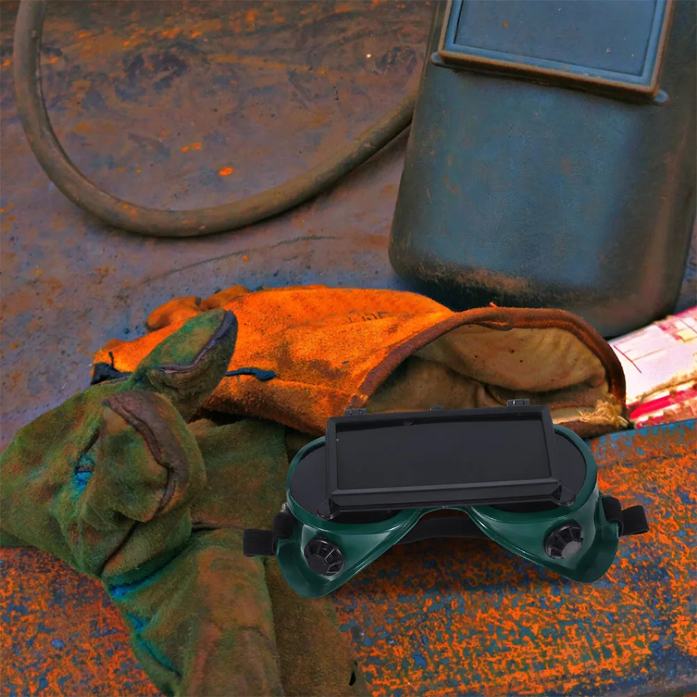 

2Pcs Welding Safety Glasses with Anti-Fog Impact Protection Dual-Flip Lens Adjustable Fit for Welding Cutting Brazing Torch