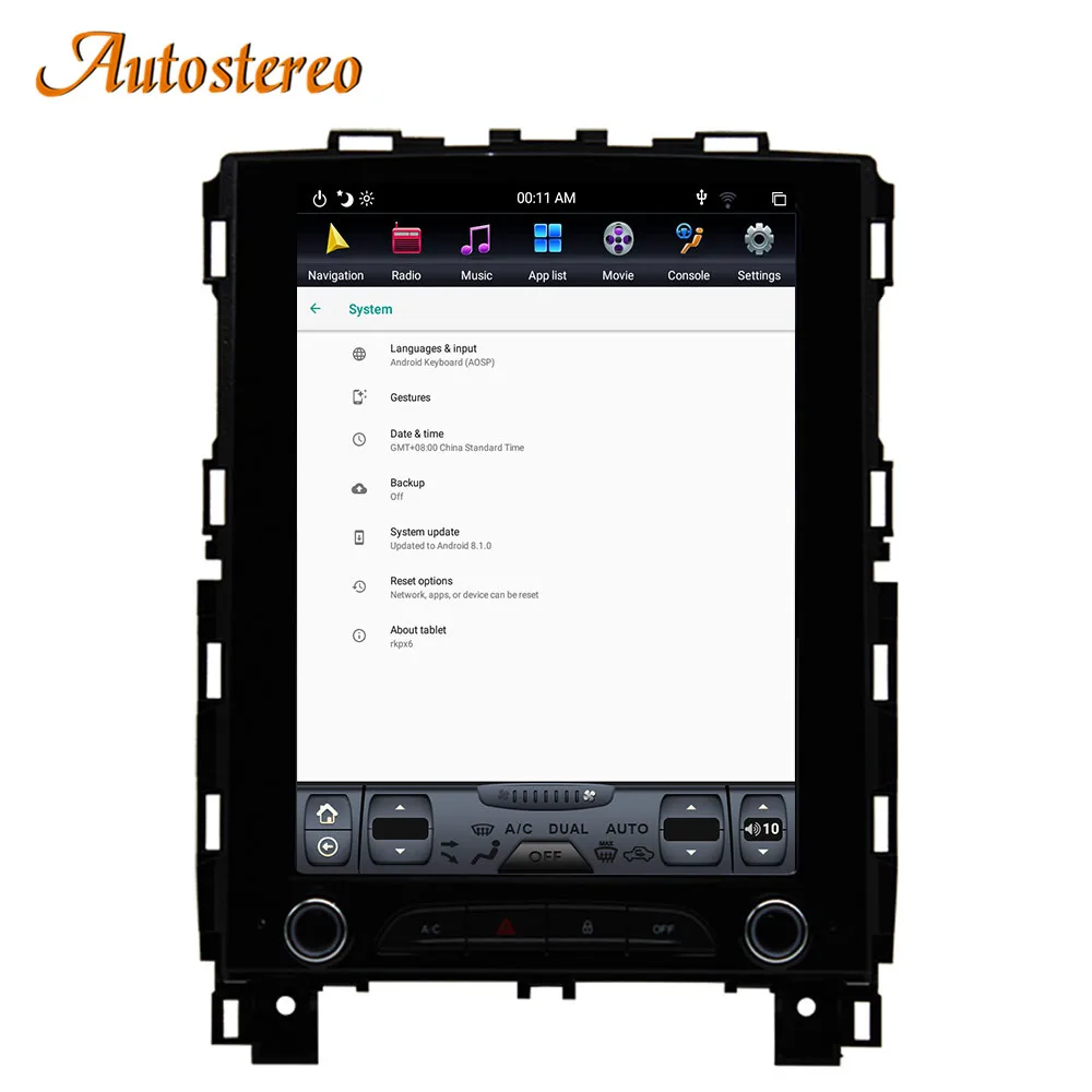 Voor Renault KOLEOS Voor Renault Megane 4 Tesla Stijl Android 9.0 Zes Core Auto GPS Navigatie Stereo Head Unit Multimedia speler