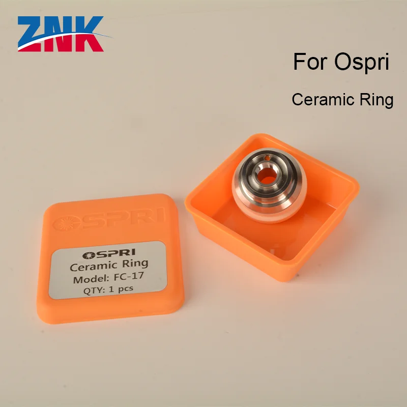 ZNK Fiber Laser Ceramic Ring Fiber Welding Nozzle Holder Sensor Accessies OSPRI Series for D41 M10 Laser Cutting Head