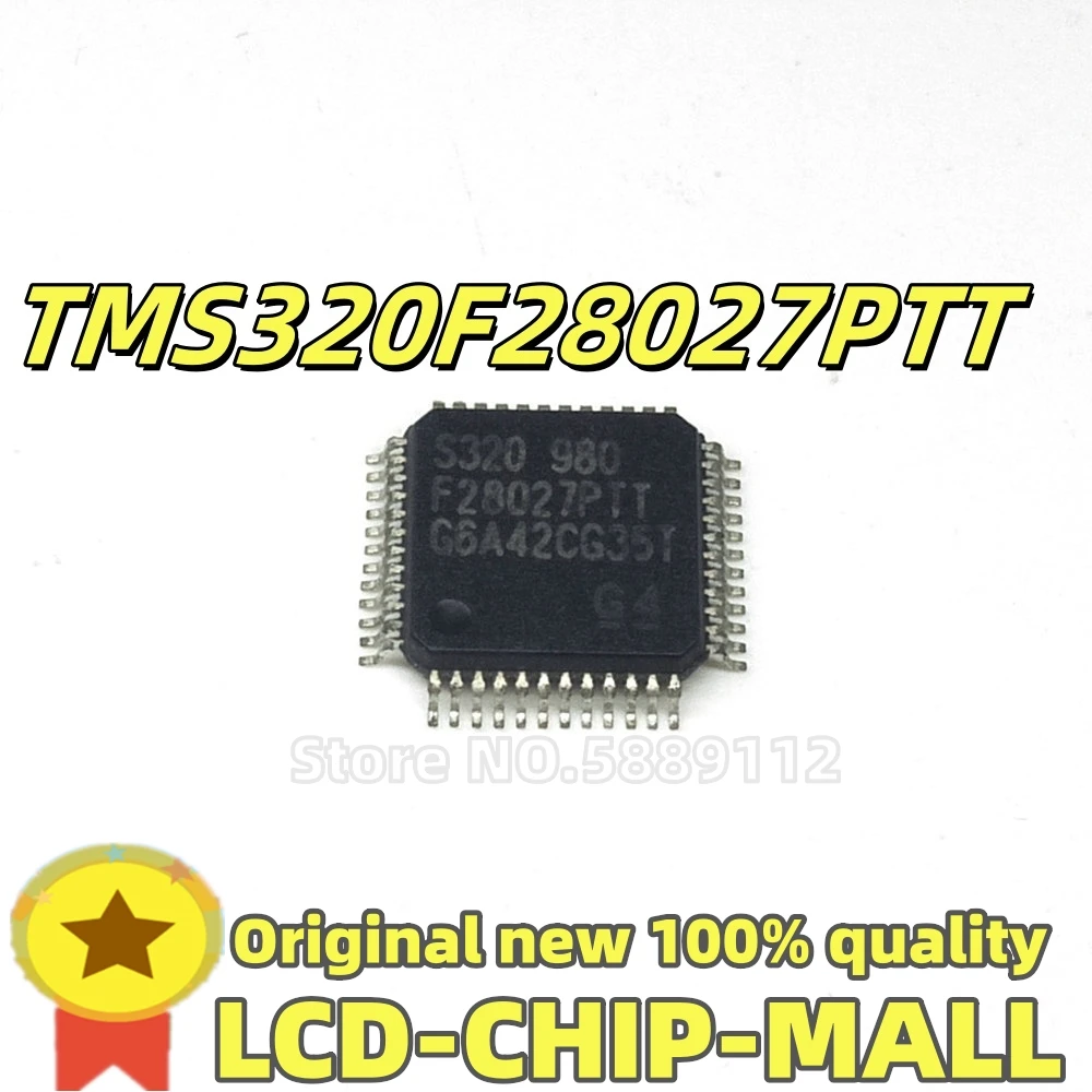 10PCS TMS320F28027PTT TMS320F28027 320F28027 48   IN STOCK