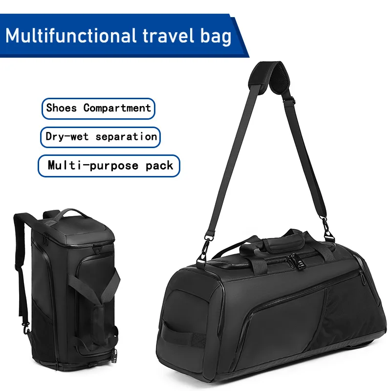 

Large Capacity Gym Bag Duffle men Bag with Shoes Compartment and Wet Pocket Travel Tote Сумка путешественника