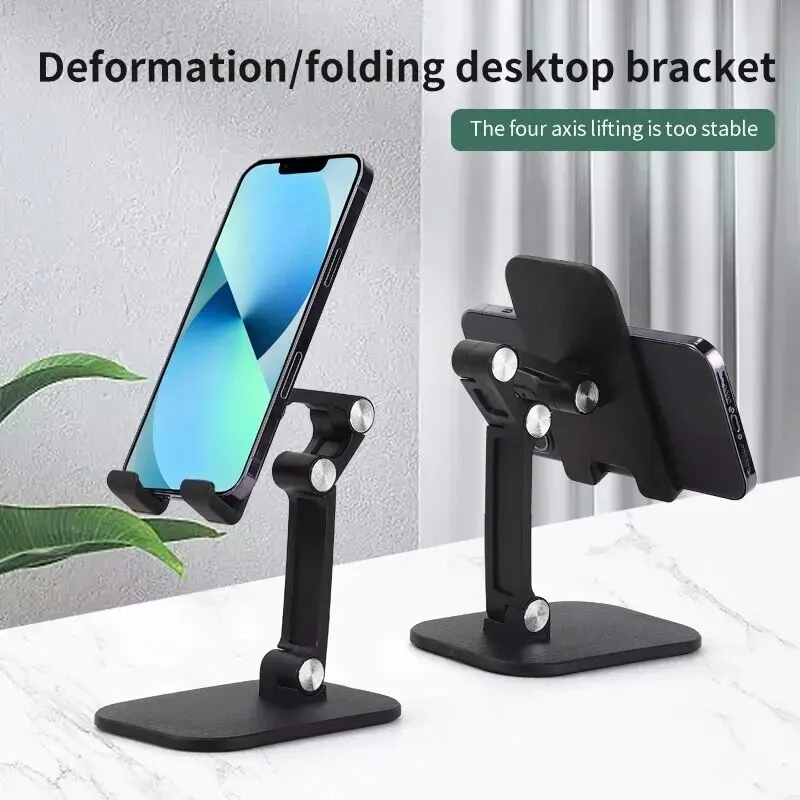 Desktop Phone Holder Can Be Freely Raised And Lowered, Adjustable In Height, Foldable, Portable Tablet For Live Streaming