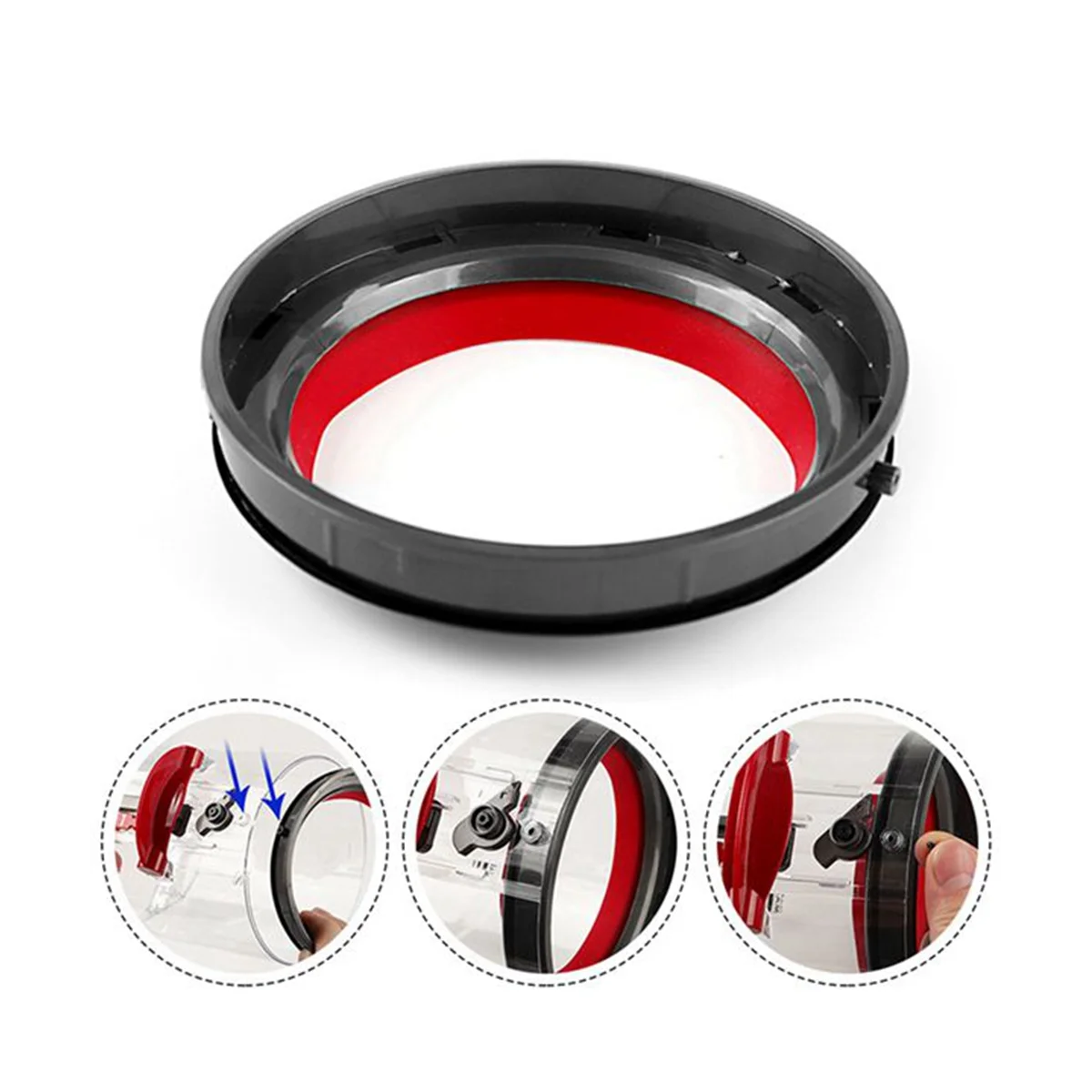 استبدال حلقة إغلاق صندوق الغبار لـ V11 V15 SV14 SV15 SV22 مكنسة كهربائية دلو الغبار