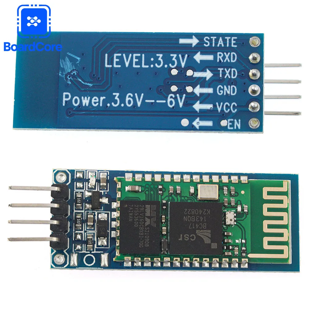 DC 3.2V-3.6V HC-05 RF Wireless BT Module HC-06 3.6-6V Module Master Slave 6Pin/4Pin Transparent Transmission Module For Arduino