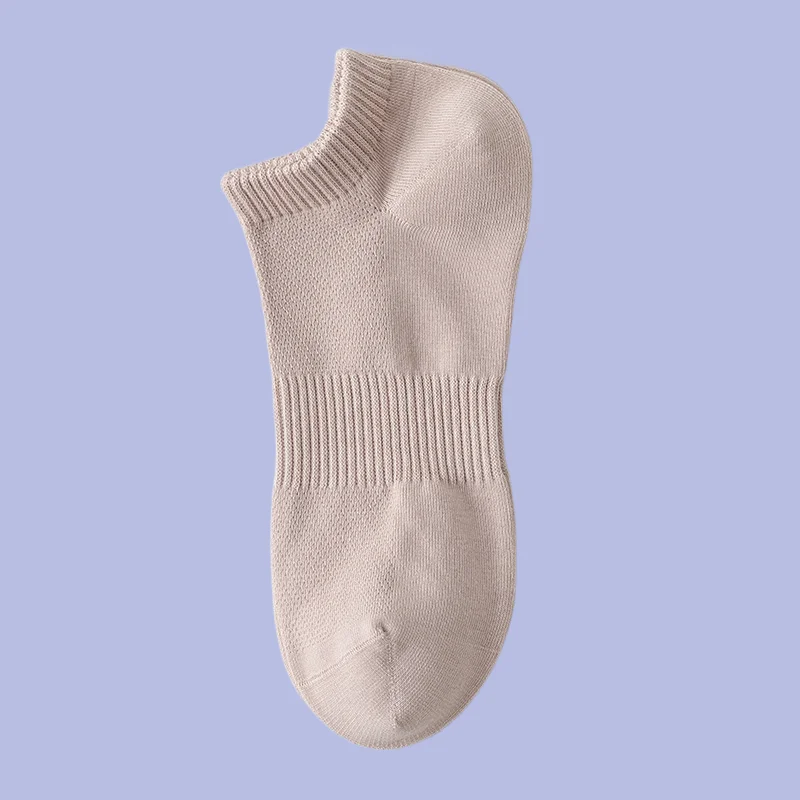 Chaussettes de dehors Fines pour Homme, Absorbant la Sueur et Dépistolet ant, en Maille Respirante, Ajourées, Assorties avec Tout, Été, 5/10 Paires