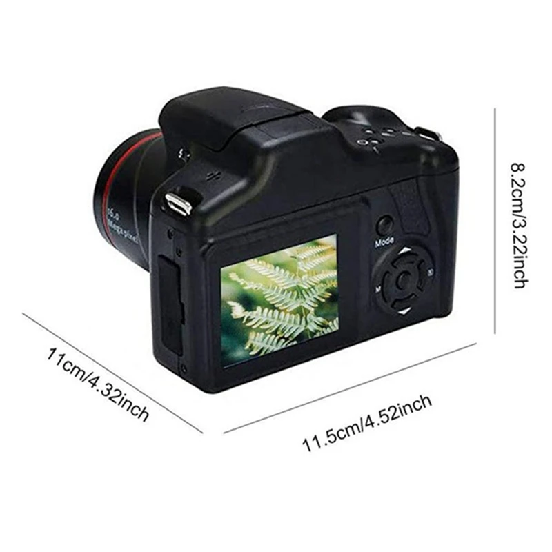 Digital Camera Vlog Camera Photography 16X Digital Zoom 720P HD SLR Camera Anti-Shake Photo Cameras For Live Stream