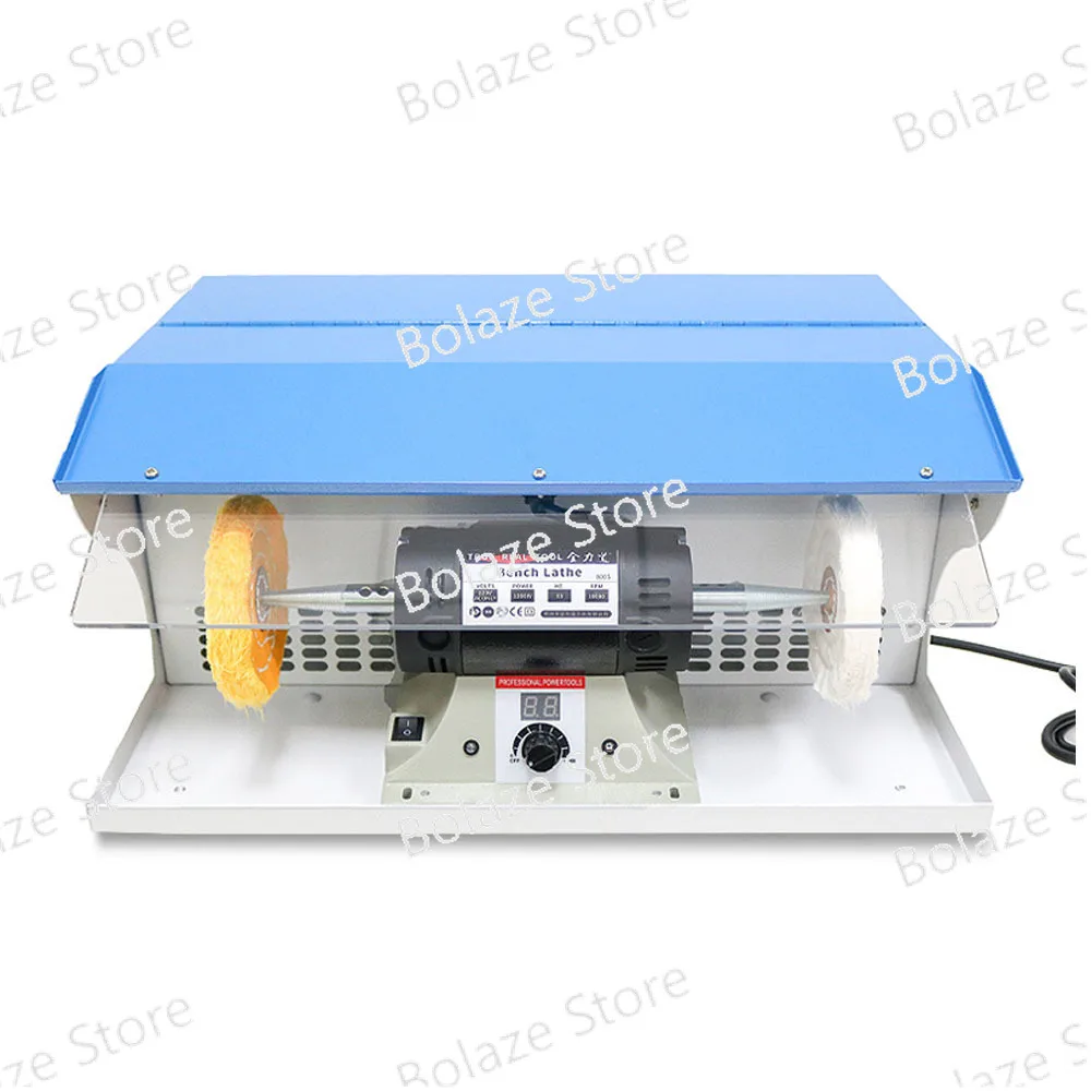 110V/220V 800W Polishing Machine With Dust Collector Polishing Grinding Motor Bench Grinder Polisher Jewelry Polisher Machine