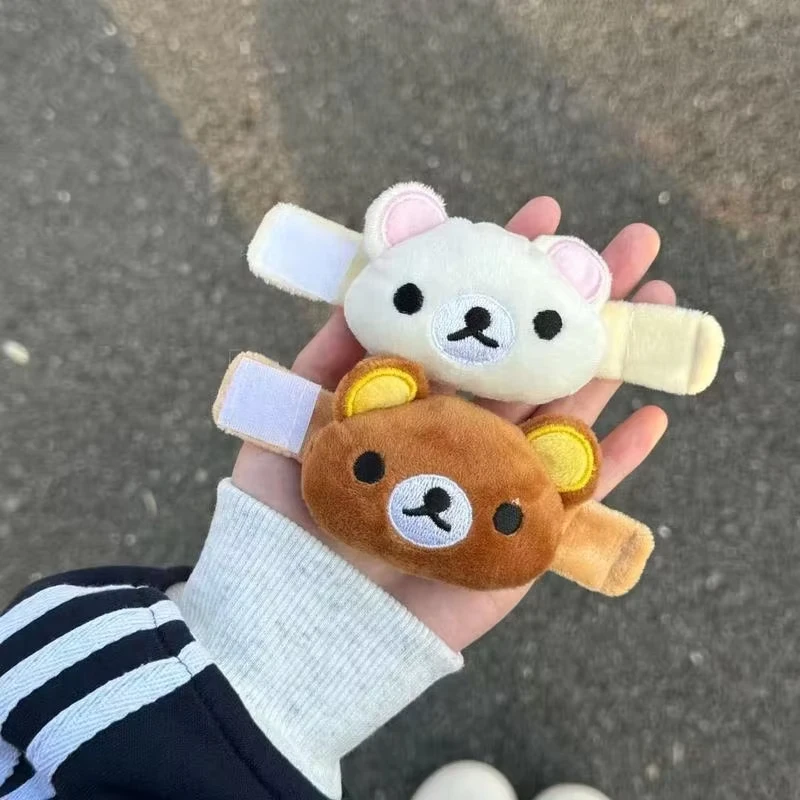 New Cute Bear Head Backpack Shoulder Strap Buckle Student Party Love Easy Bear Backpack Velcro Strap Pendant Doll Gift