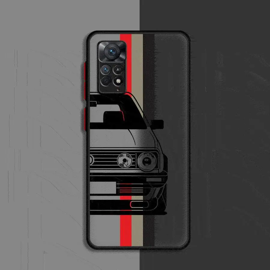 Car A-Audi Case for Xiaomi Redmi Note 12Pro 11 13 Pro Plus 11Pro 5G 9 10 Pro 4G 7 8 8T 9S 10S 11S 12S 12 Soft Phone Cover Shell