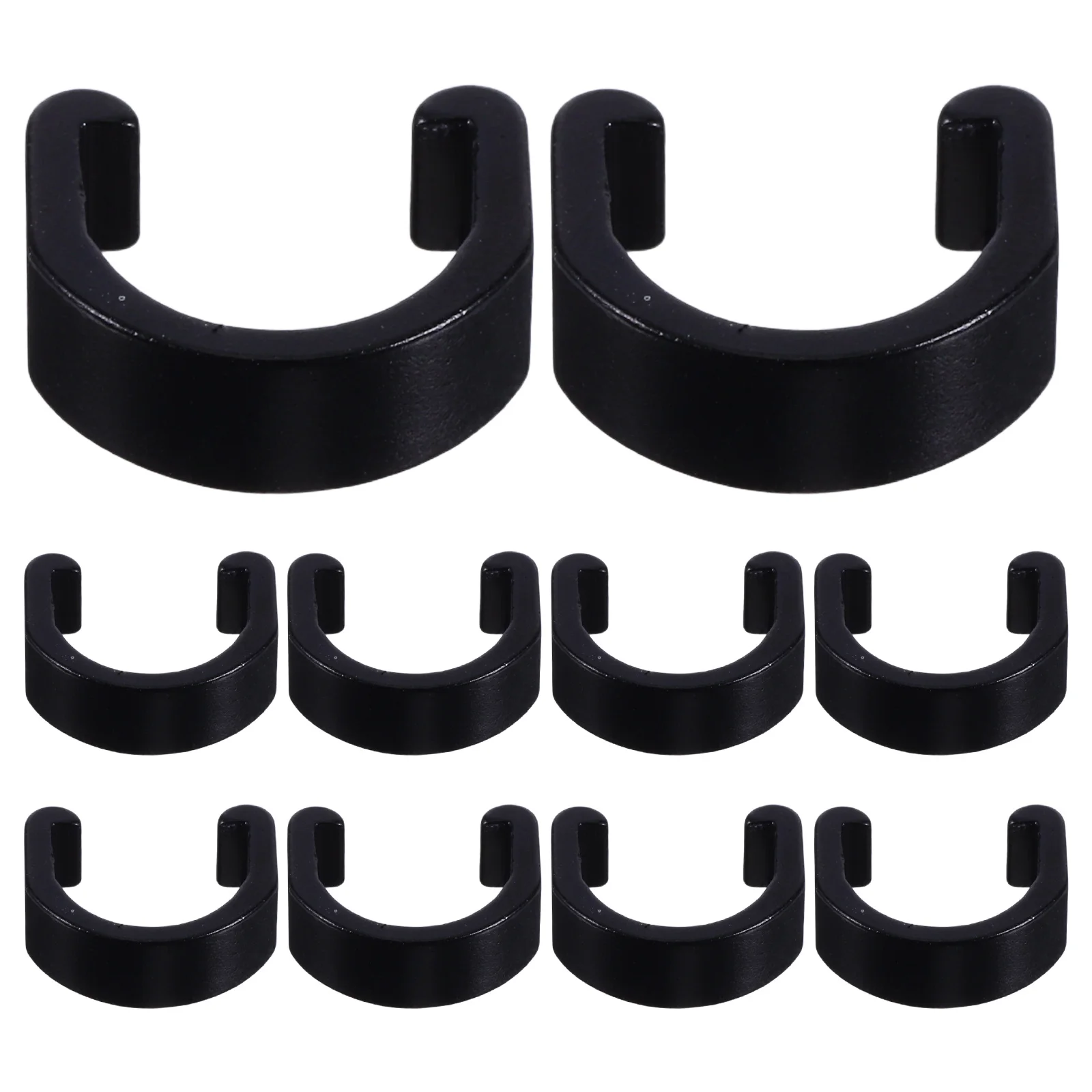 

10pcs Aluminum Alloy Bike Cable Clamps For Road Bikes Reusable Lightweight Line Fixation Buckles C-Shaped Clips Brake