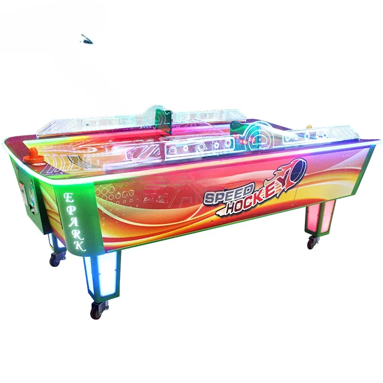 Curved Top Face Air Hockey Table Adult Coin Operated Machine Air Hockey Table Game Machine