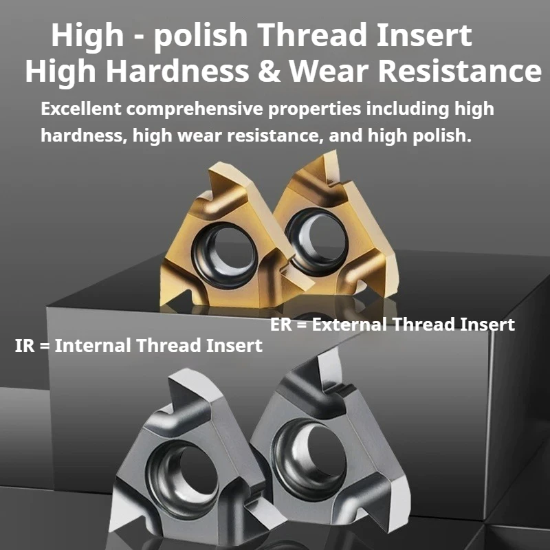16ER 16IR 11ER 11IR 22ER 22IR Threading Carbide Insert ISO 1.0-6.0 CNC Lathe Turning Tool