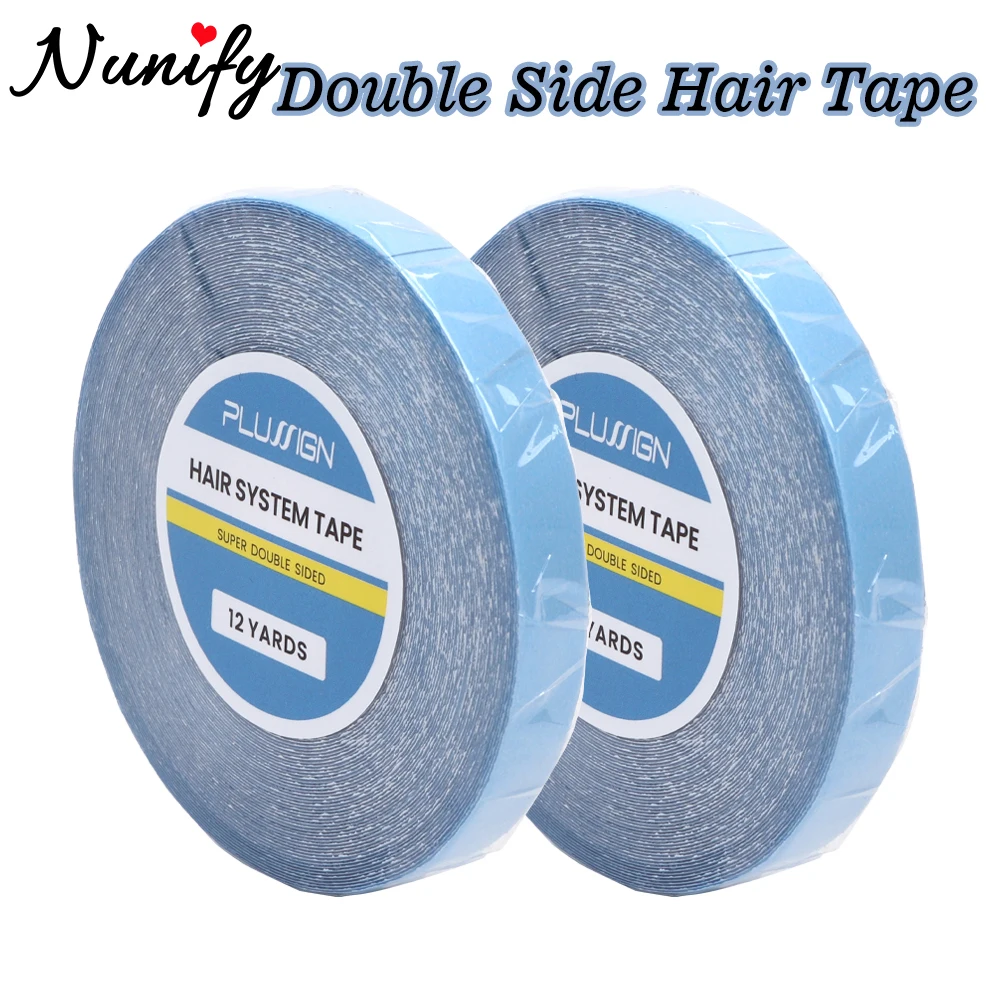 

12 Yards Double Sided Hair Extension Tape Adhesive Wig Tape Sticker Glue Strips Waterproof Tape For Lace Front Wig Accessories