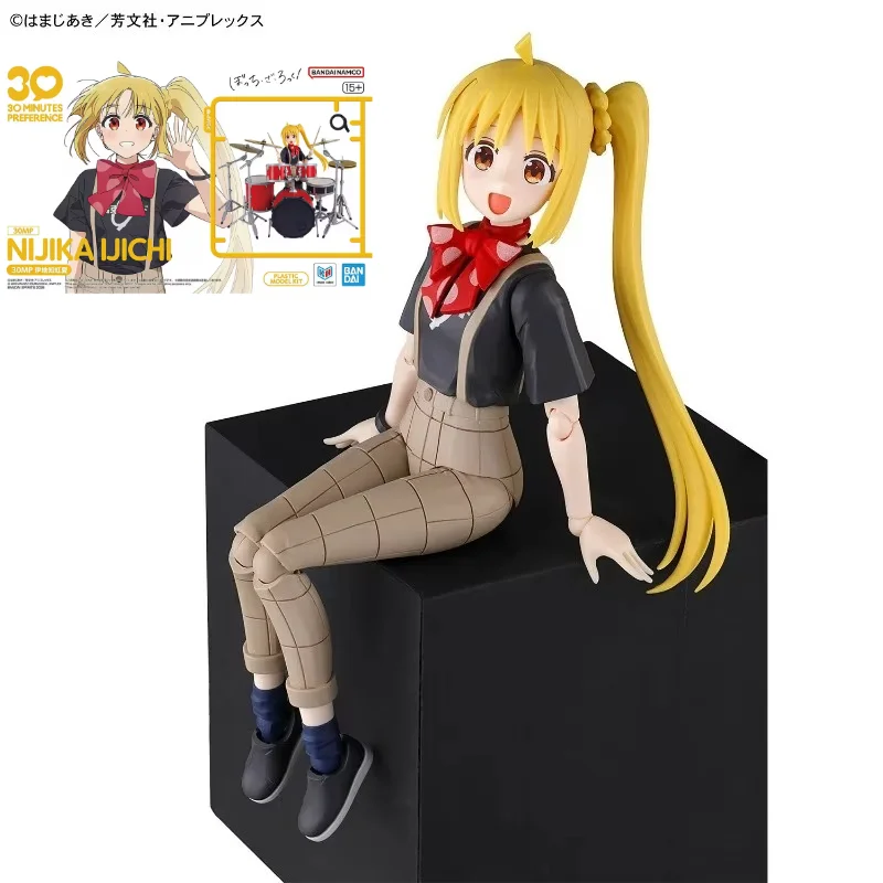 Bandai Genuine 30MP NIJIKA IJICHI BOCCHI THE ROCK! Anime Action Figure Collectible Assembly Model Toys Ornaments Gift