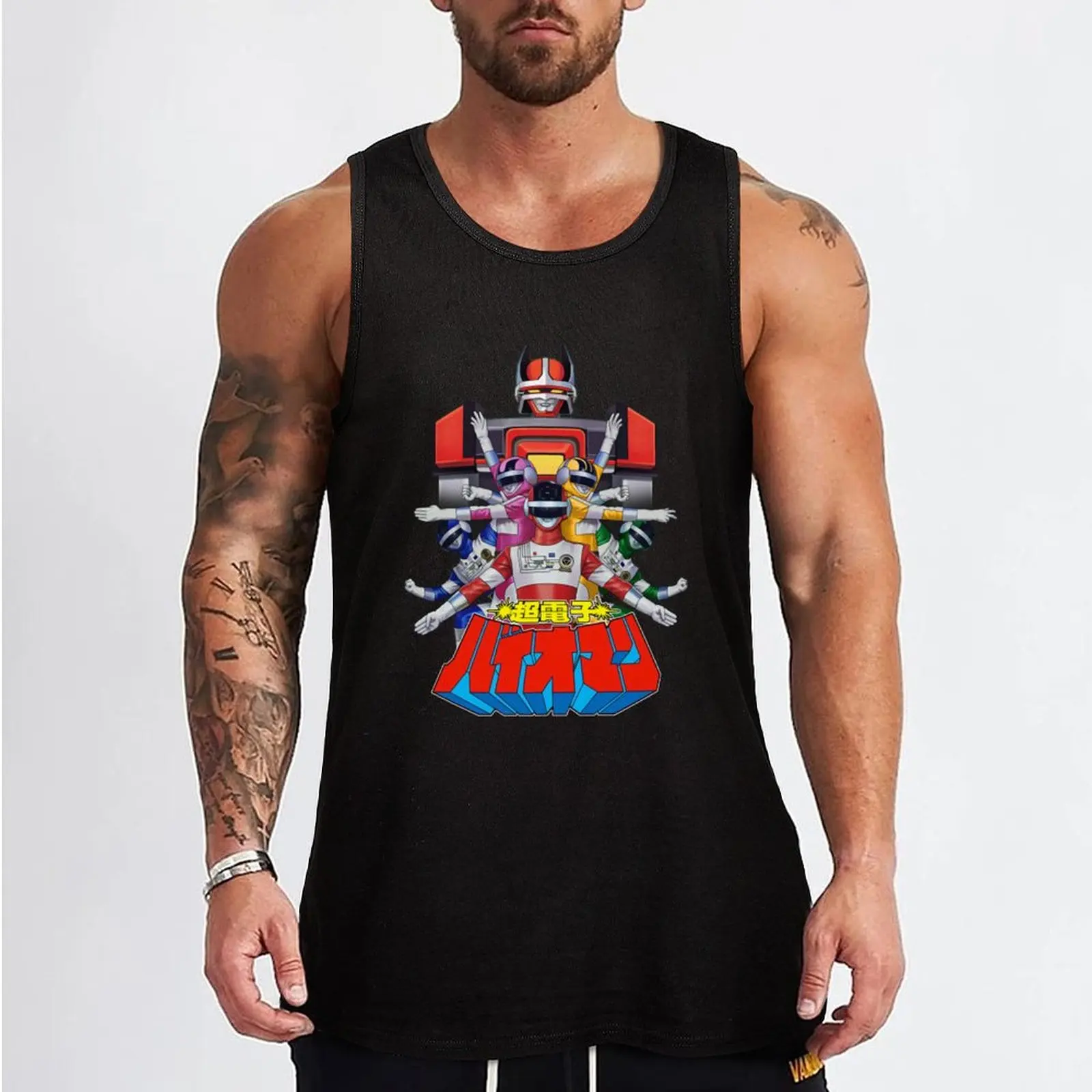 Bioman Ranger Essential Tank Top Men's summer clothes Bodybuilding clothing man