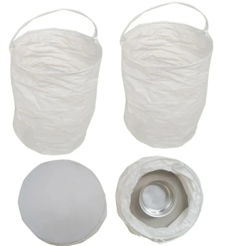 Lanternes en papier blanches droites de haute qualité, 4 pièces, lanternes en papier cylindriques pour mariage, fête, Noël, table, extérieur, suspendues