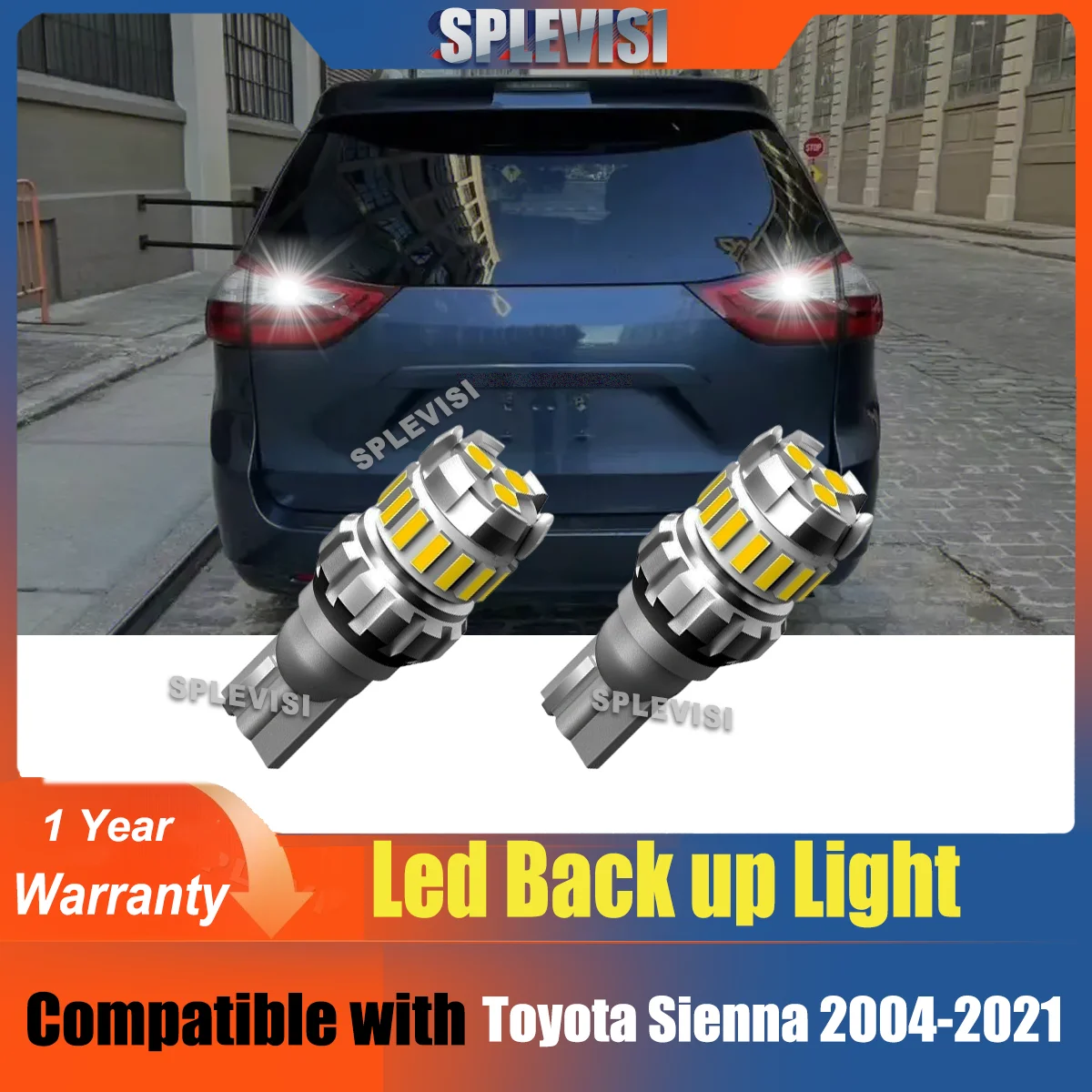 

T15 901 Reverse Light Backup Lamp For Toyota Sienna 2004 2005 2006 2007 2008 2009 2010 2011 2012 2013 2014 2015 2016 2017-2021