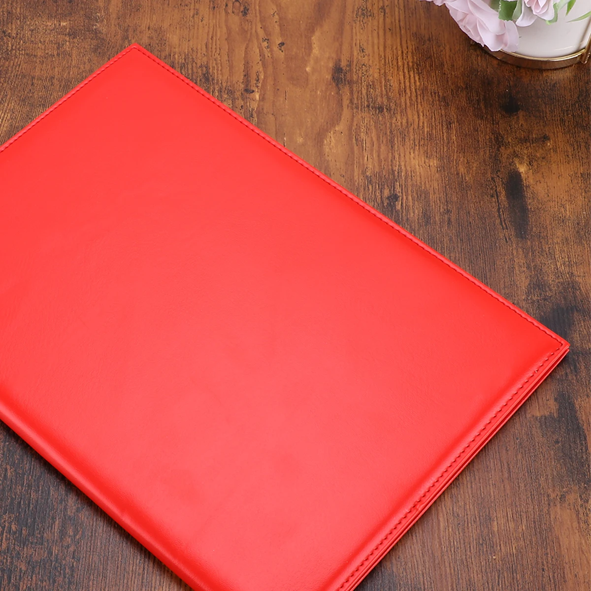 Capa protetora de pasta de certificado A4 para certificados de prêmios de diploma Capa acolchoada vermelha para certificado A4