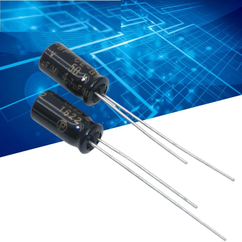20PCS 4.7UF 50V capacitor 50V 4.7UF 5X11 BP RBP2 non-polar