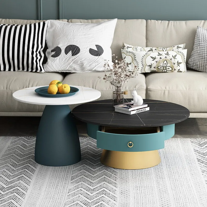 

Unique Nordic Coffee Round Table With Storage Living Room Tables Tea Dining Bedroom Dressing Mobili Per La Casa Hotel Furniture