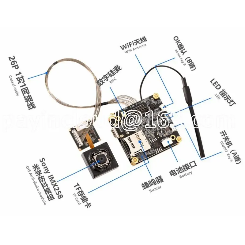 Wifi Camera, Super Small 4K Sports Camera, Law Enforcement Device, Helmet Mounted Camera, Optical Anti Shake Camera