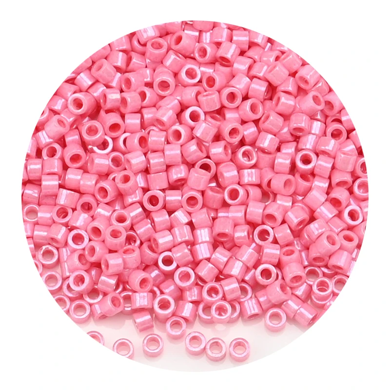13750 Stück/Set 2 mm große japanische Glasperlen, zylindrische Perlen für die Schmuckherstellung, Halskette, Armband, DIY-Zubehör, 11 Farben – Detail 14