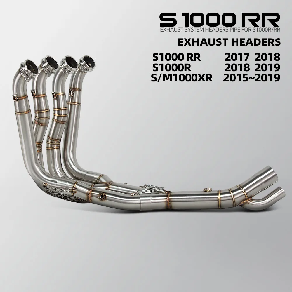 S1000XR exhaust kit For BMW S1000RR S1000R S1000XR M1000XR 2015-2019 motorcycle exhaust header pipe connector original muffler