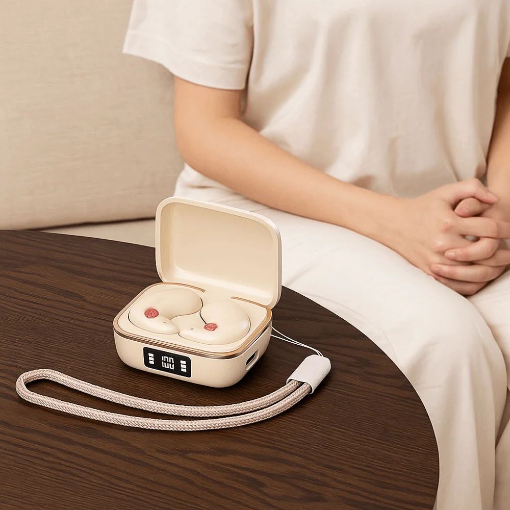 

Practical Bluetooth 5.3 Bluetooth Earphones HiFi Stereo Waterproof Sleep Headphones Noise Reduction Wireless Headsets Office