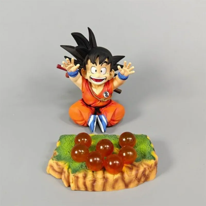 

Dragon Ball action figure Son Goku anime cute desktop ornament figurine decoration Collection model doll toys kid Christmas gift