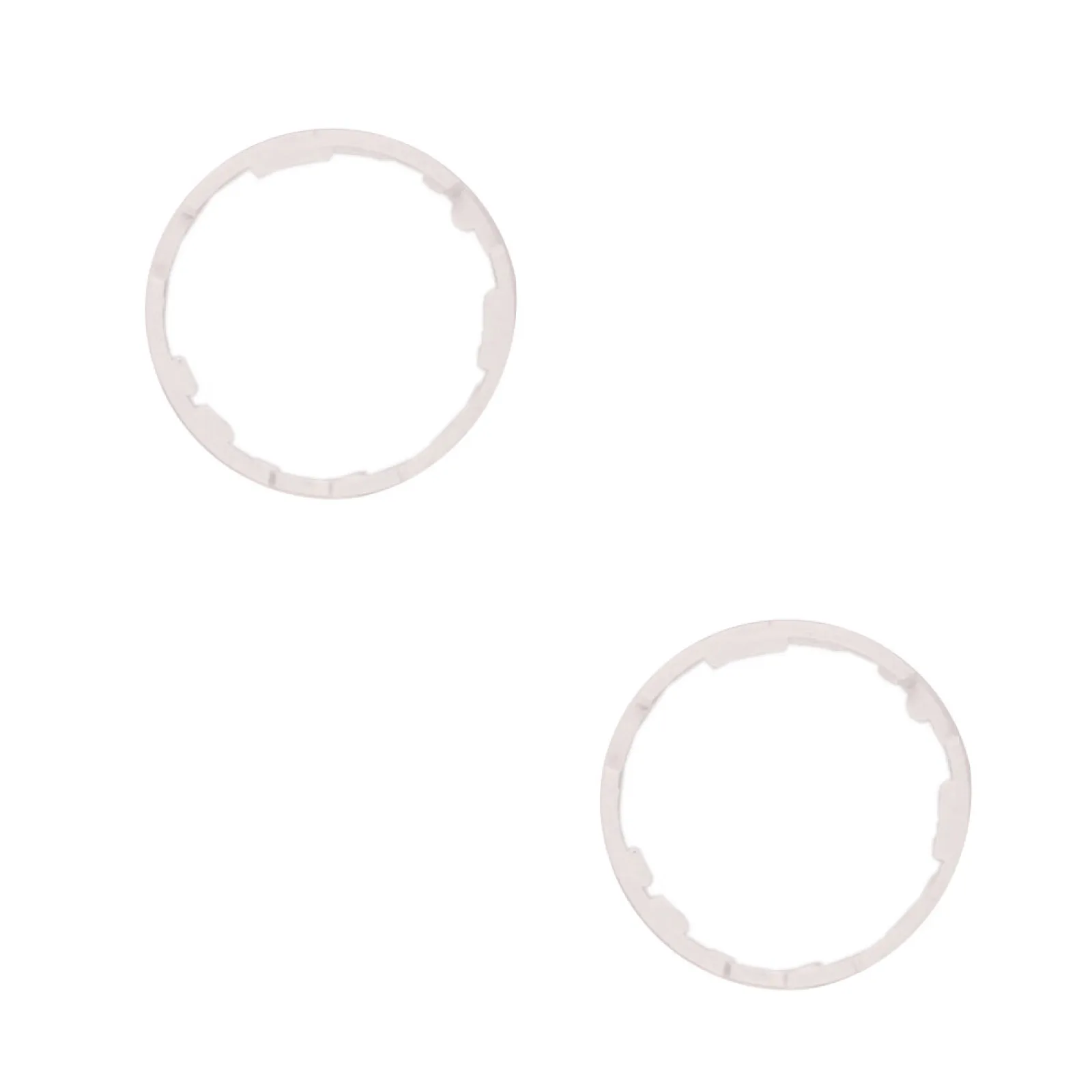 

2 шт. пластиковое белое кольцо-проставка для механизма часов, замена для 8200, прецизионные запасные части, аксессуары для часов