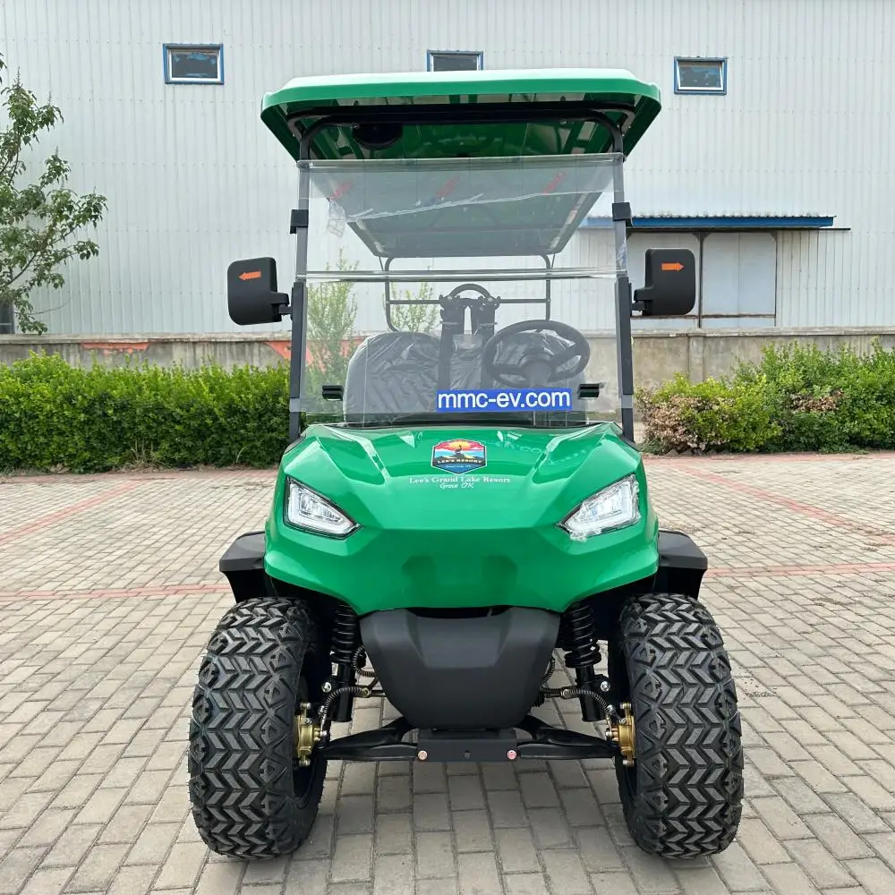 2024 Popular New 2 Seater Electric Golf Cart 2 Rows 4 Seaters Electric Off Road Golf Cars 48V 72V Lithium Battery Golf Carts