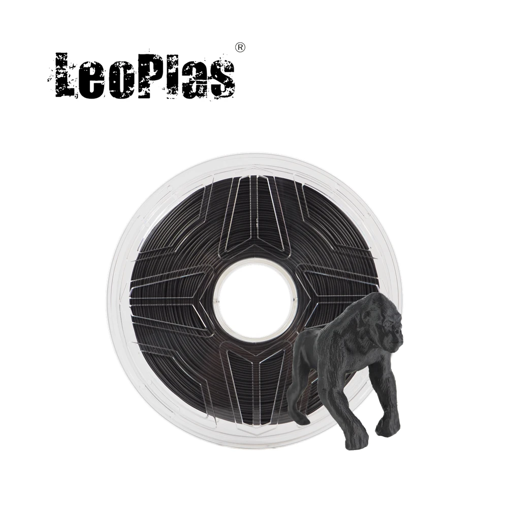 LeoPlas Carbon Fiber PLA Filament 1.75mm 1kg For FDM 3D Printer Pen Consumables Printing Supplies Plastic Material