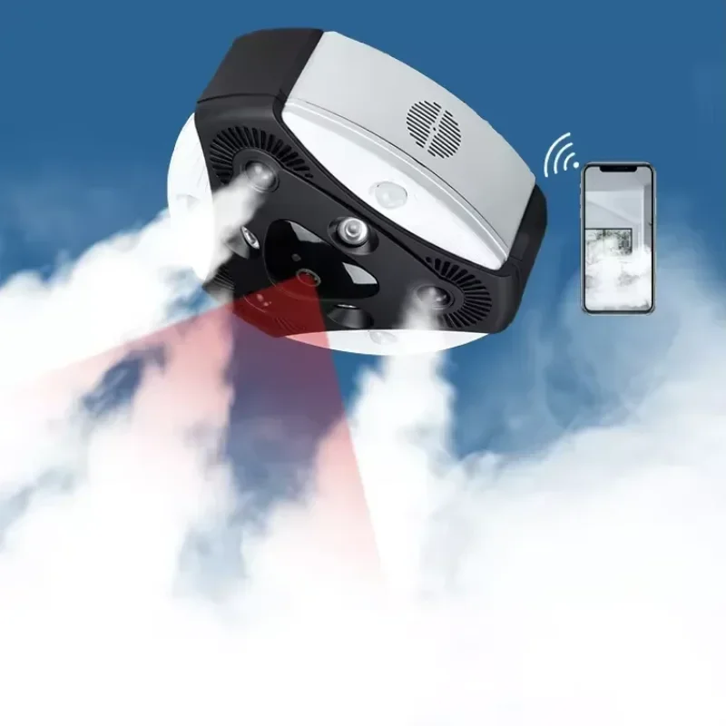 Wireless Store Bank Home Alarm Security System with Camera Fog Generator Security Burglar