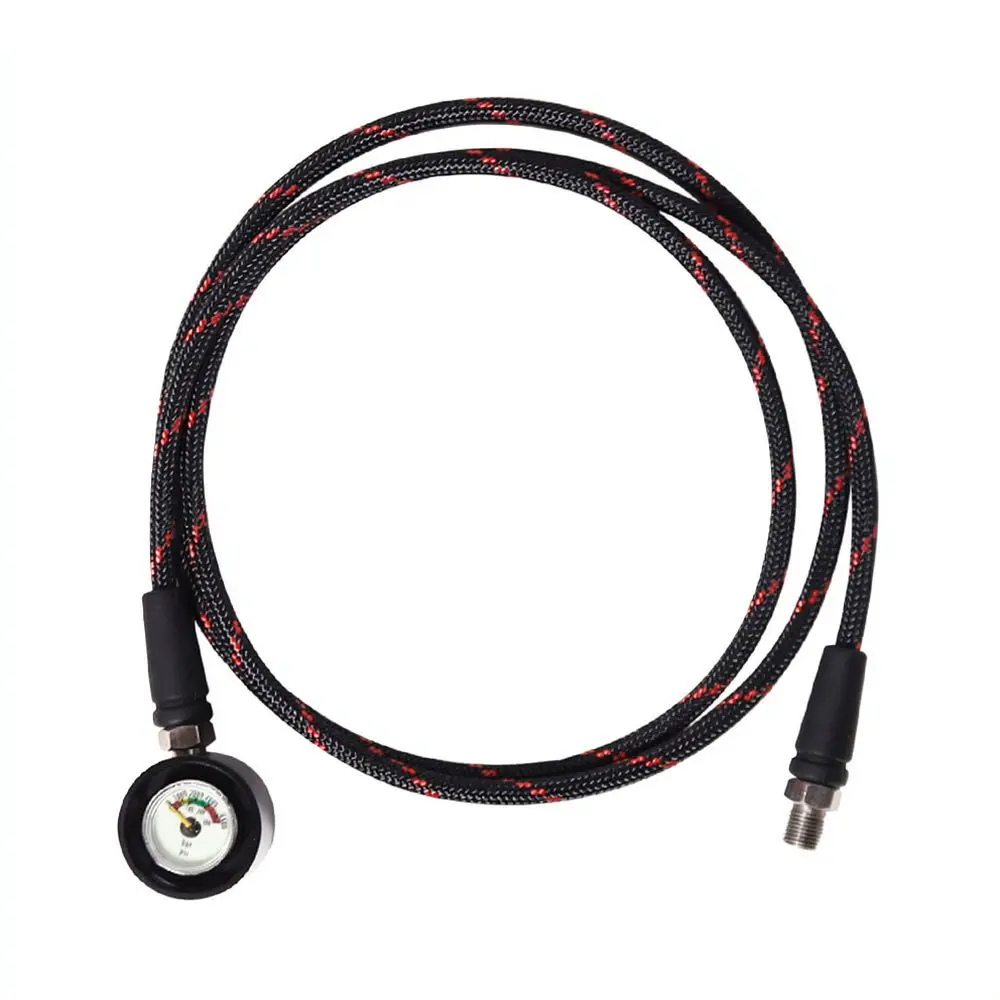 Underwater Scuba Pressure Gauge For For Dideep Regulator Portable Diving Instrumentation Luminous Face High Pressure Gauge