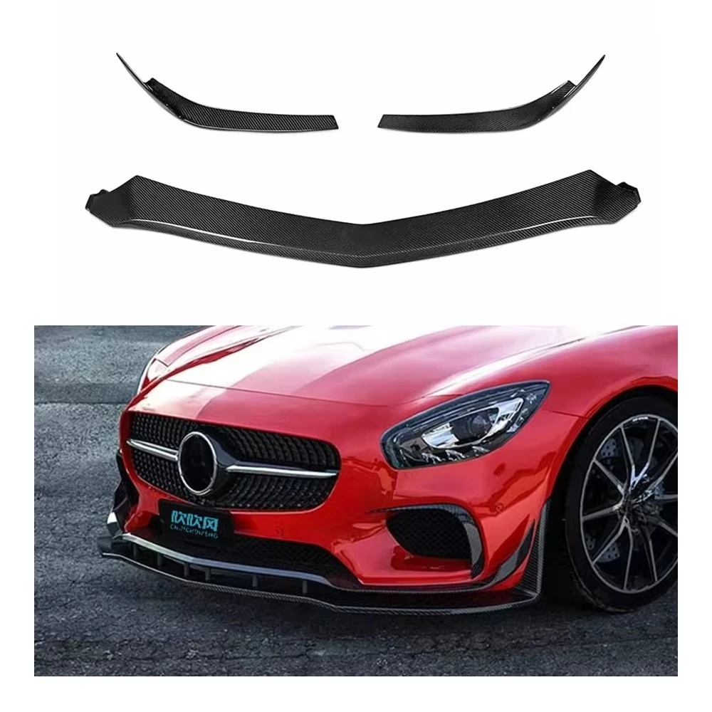 

OEM Carbon Fiber Body Kit Front Splitter Spoiler Bumper Lip Diffuser for GT GTS C190 Ver1