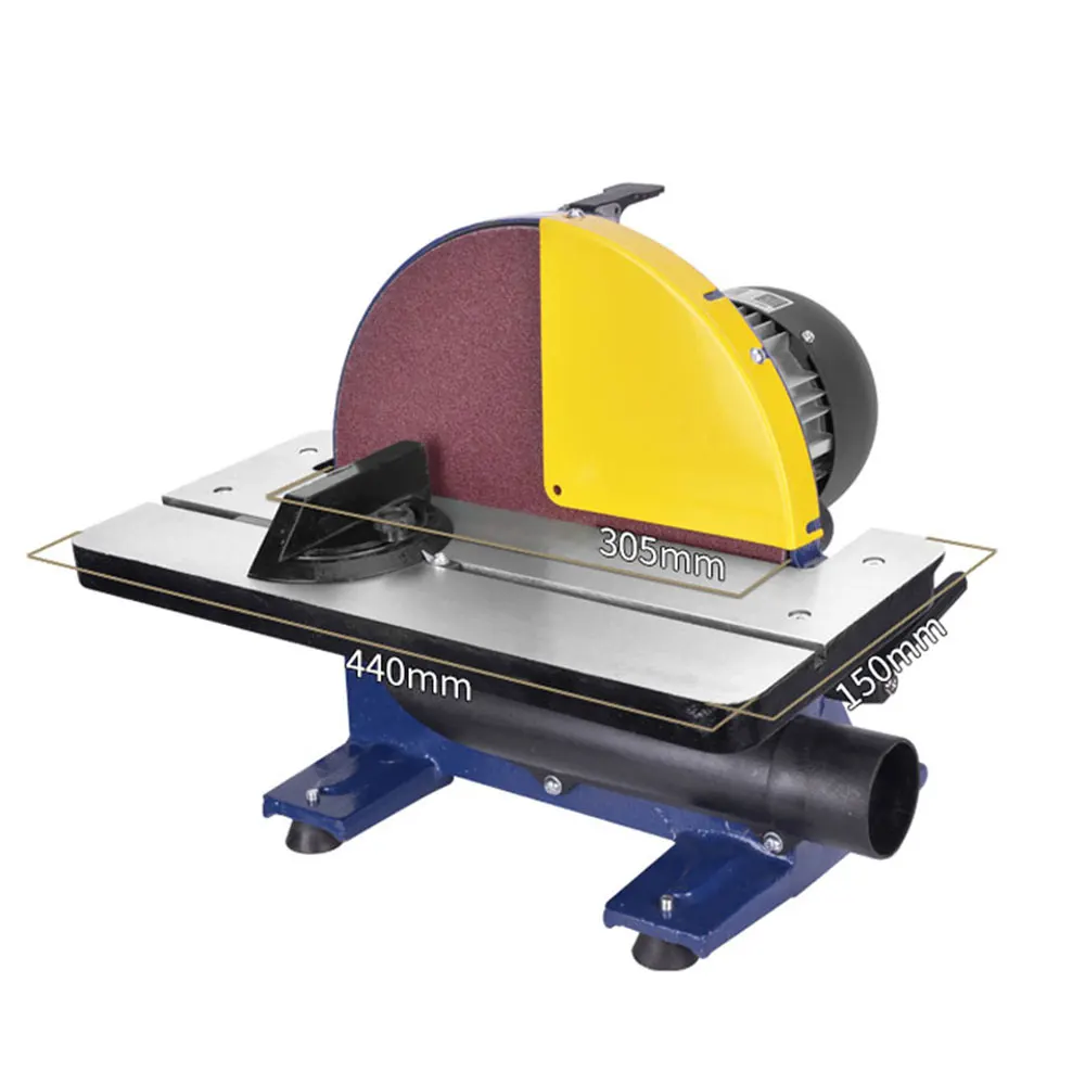 12 Inch Sanding Disc Machine Woodworking Small Grinding Machine Polishing Machine DIY Sandpaper Machine Table Sander 2025 new