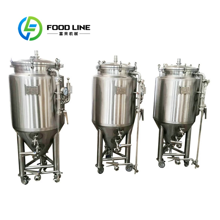 200l 300l 500l Plastic Beer Fermenter Kit Homebrew Stainless Steel Conical Beer Fermentation tank