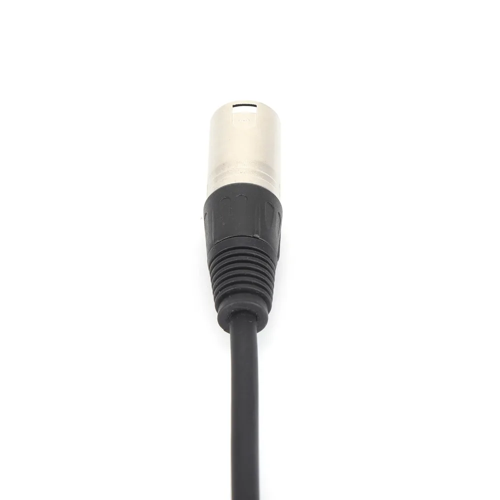 3PIN XLR Male to 1/4 Inch Male 6.35mm XLR Male to TRS Jack Microphone Line Plug and Play Balanced Audio Cable