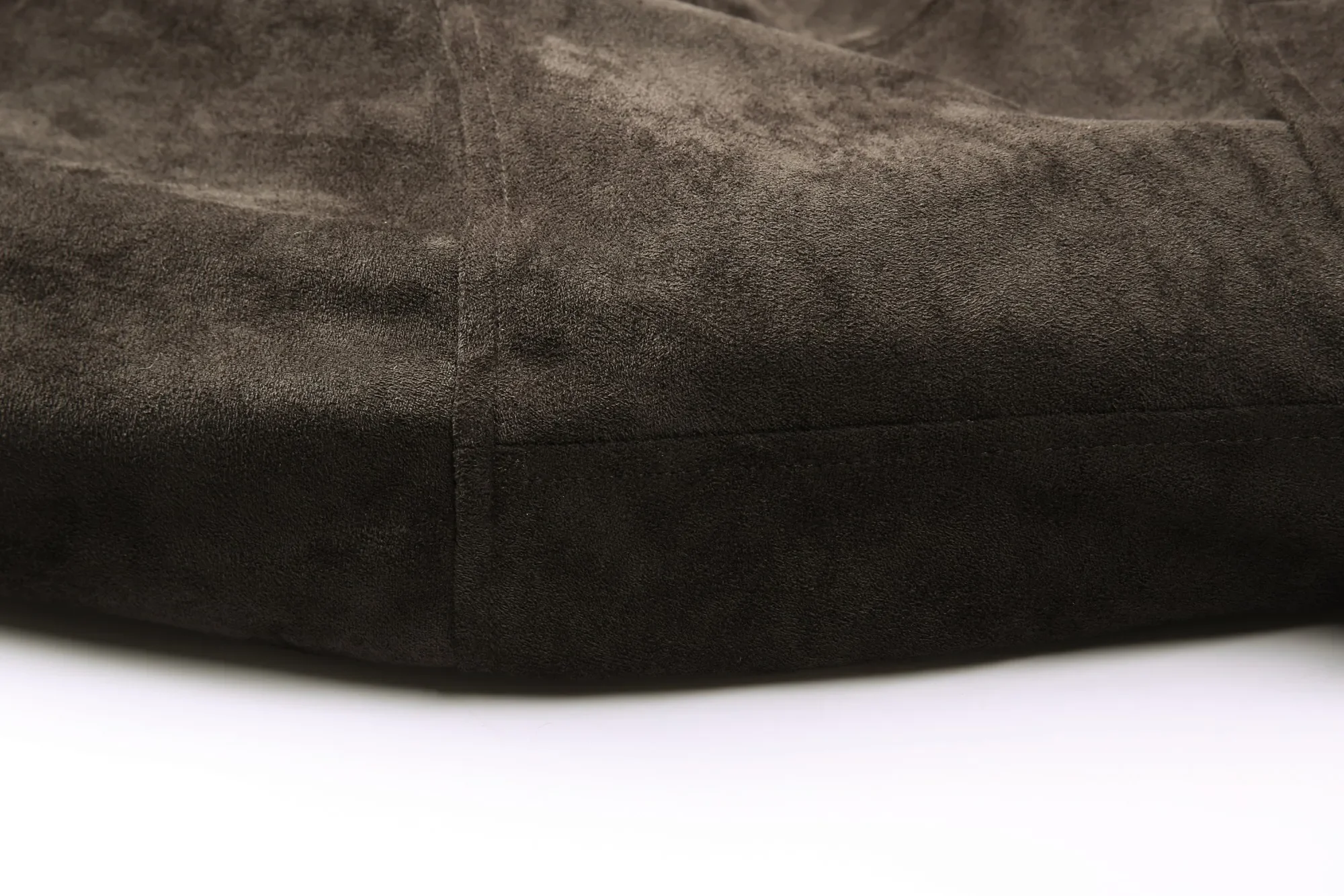 Herren Cropped Boxy Minimalistische Kunstwildleder-Jacke Leichte Weiche Textur Coach-Jacke Vintage Harajuku Streetwear Bomber-Oberbekleidung – Detail 8