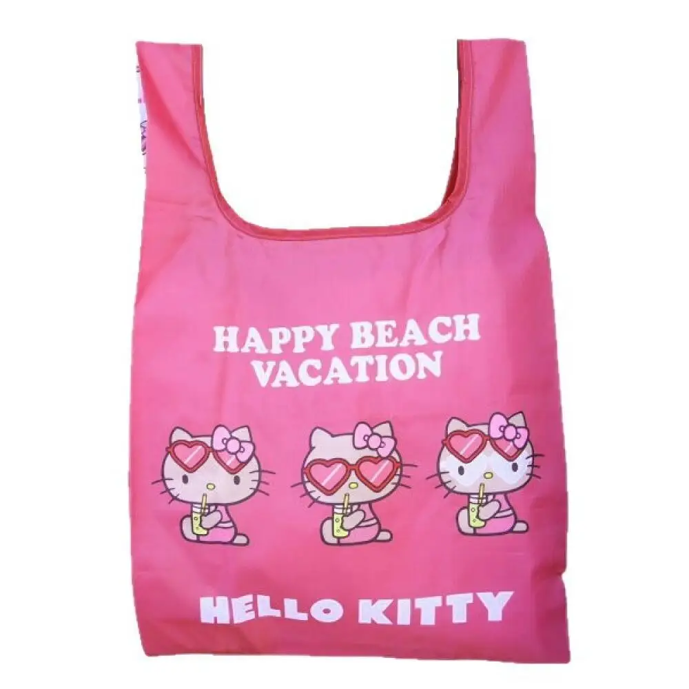 

Sanrio Hawaii Hello Kitty складные сумки для покупок сумка с рисунком котенка кота сумка на одно плечо студенческая сумка для обеда сумки для покупок