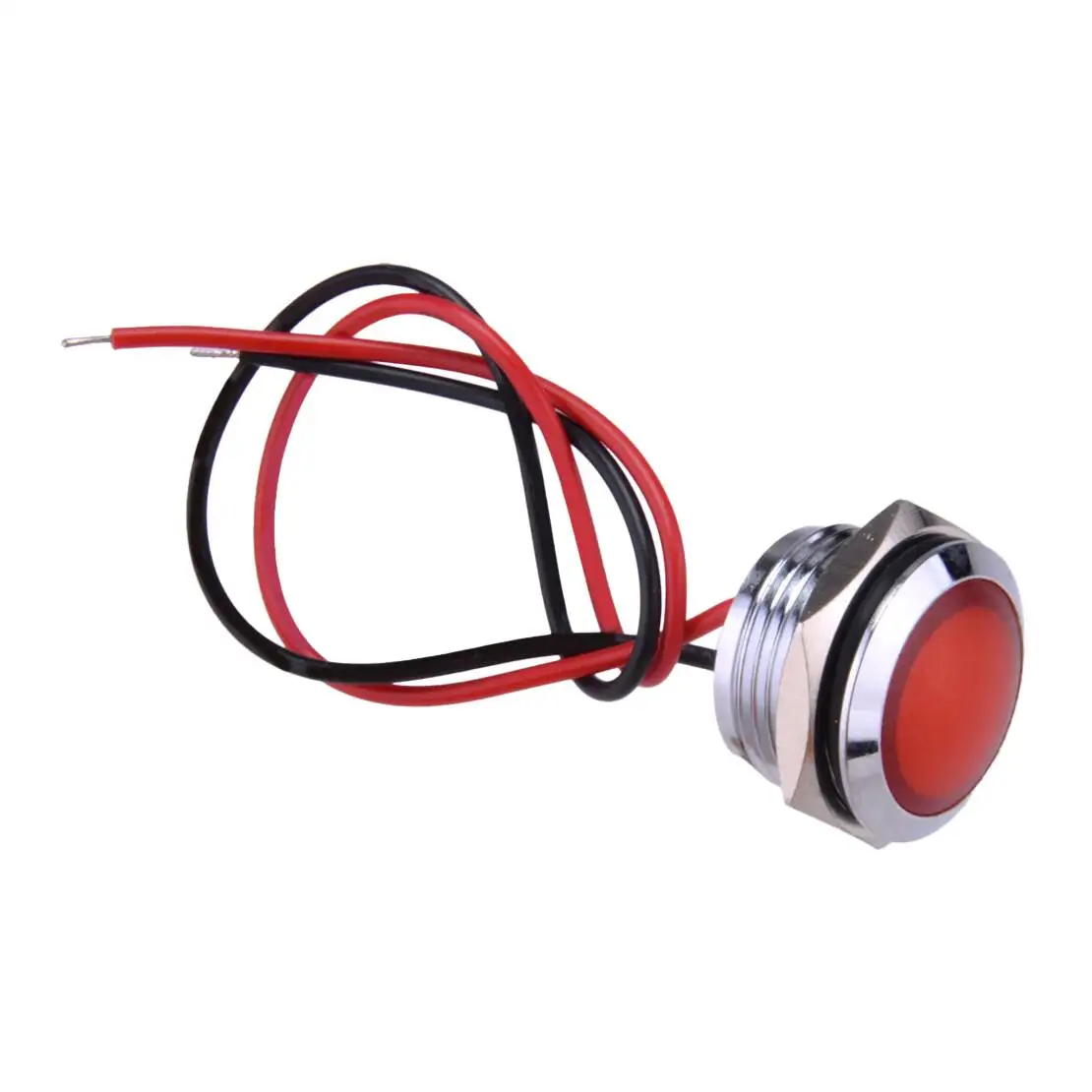 3-6V Universal Red LED Indicator Pilot Light Panel Mount Lamp fit for Yamaha RT1 TY250 DT1 CT2 DT3 CT1 1969-1976