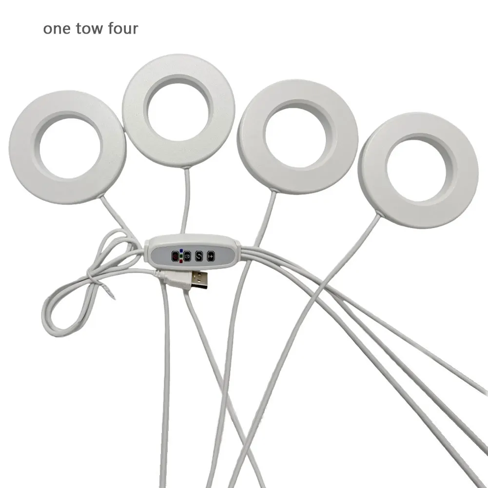 سقف كامل الطيف تنمو ضوء 4 مستويات عكس الضوء LED ضوء النبات ارتفاع قابل للتعديل تحت كابينة مصباح النبات للنباتات الداخلية