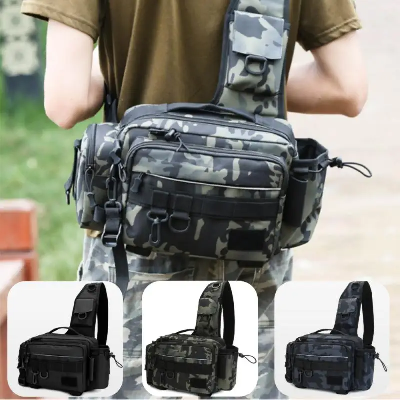 

Men's Fishing Rod Bags Single Shoulder Luya Fishing Reel Case Bag Fishing Travel Shoulder Bags Storage для рыбалки Backpacks