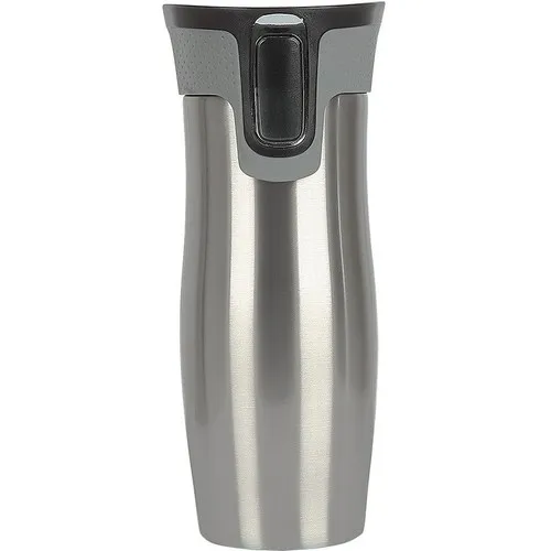 Pearl Silver Single Hand Bass Inner Stainless Steel Vacuum Thermos Flask 450 ml 524