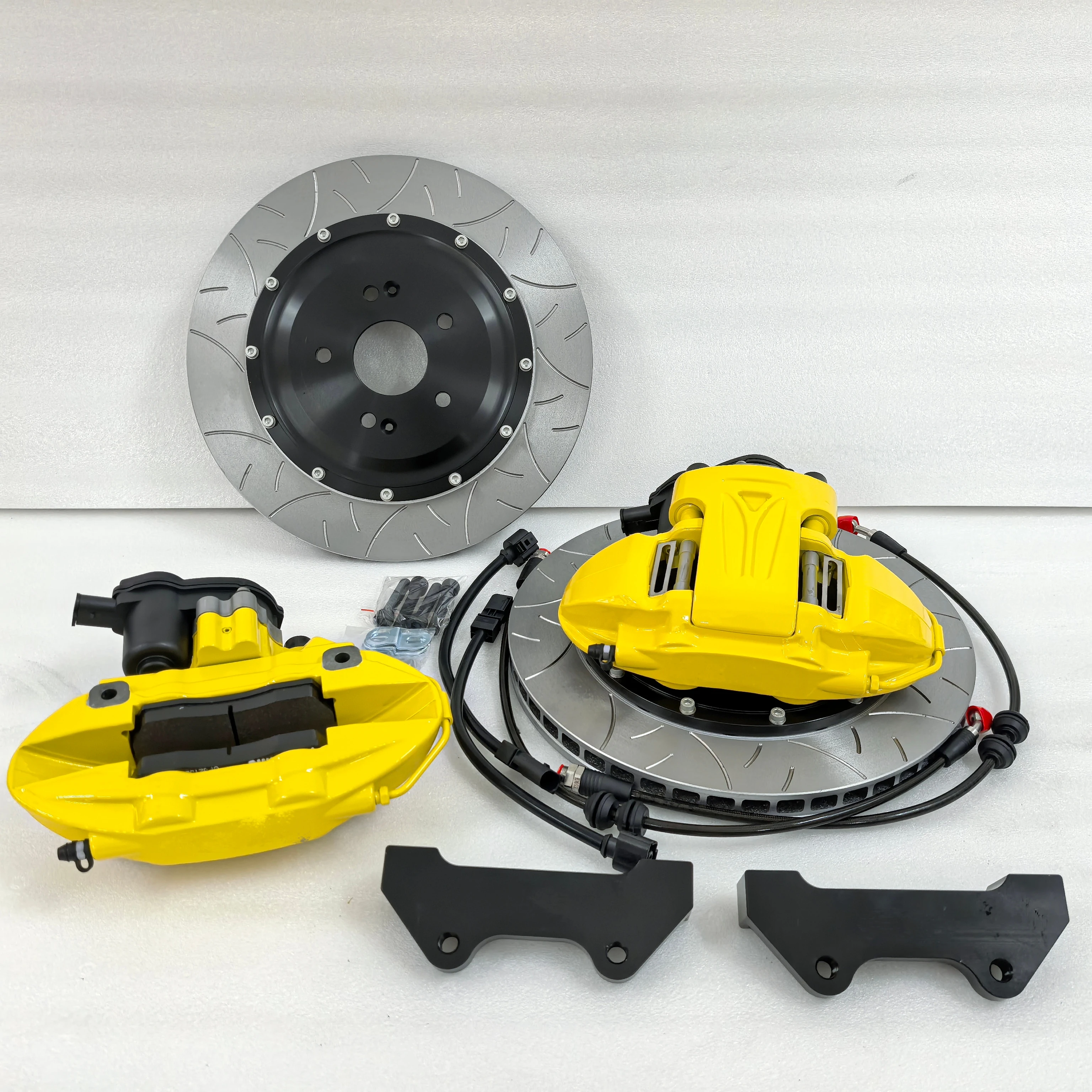 

Jekit подходит для Skoda Kodiaq 2018, высокопроизводительный спортивный 4-поршневой суппорт EPB, комплект с диском 355X28