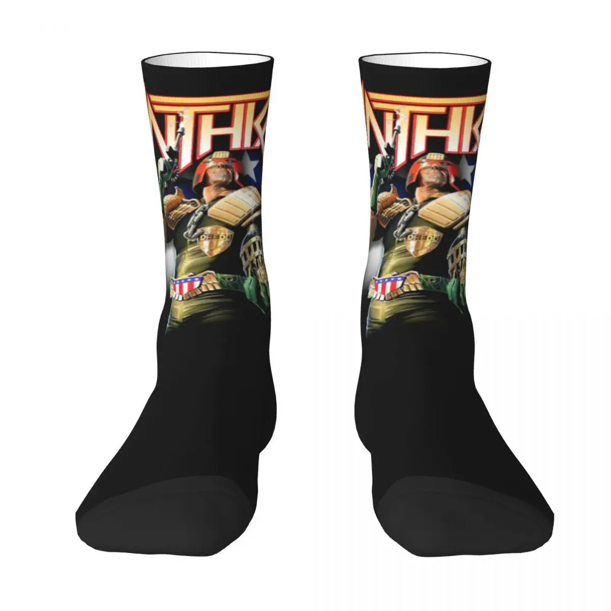 ANTHRAX BAND-Novelty Happy Socks para homens e mulheres, presente de meias, primavera, verão, outono, inverno